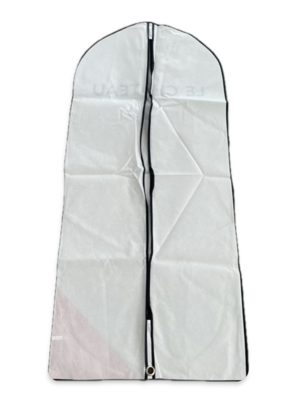Le Château White Garment Bag 🔥 - Red Accent, Brand New - Picture 3 of 5